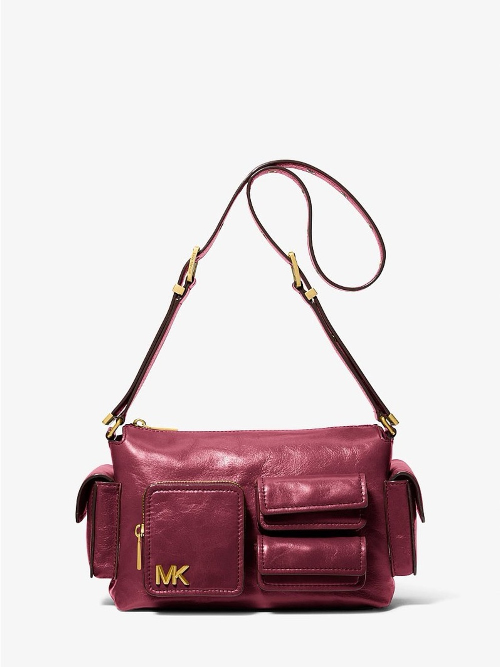 Michael Kors Dakota Medium Leather Shoulder Bag